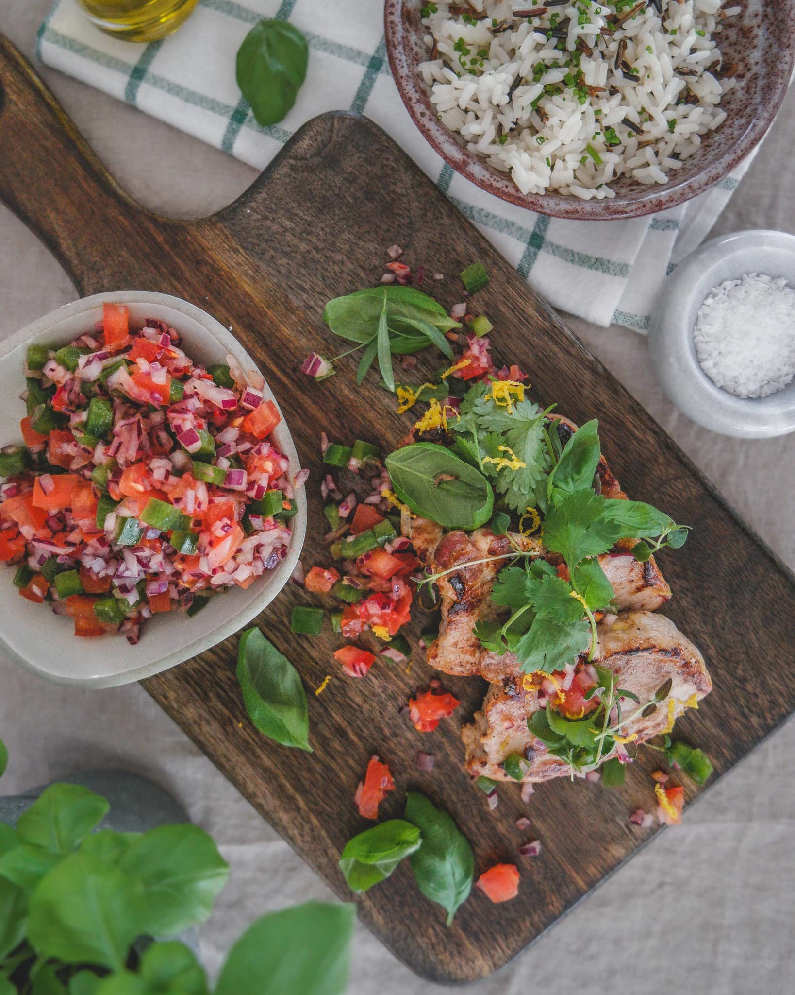 Kotlett med tomatsalsa